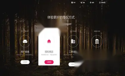 PHP域名授权系统网站 精美UI支付系统团队合作代理返利发卡系统 授权授权管理工单系统
