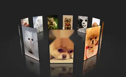 HTML源码-3D动态相册