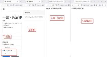 阅后即焚平台系统源码 PHP版本